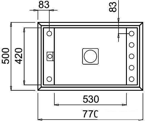 Кухонная мойка Elleci Value 130 White 96 - фото