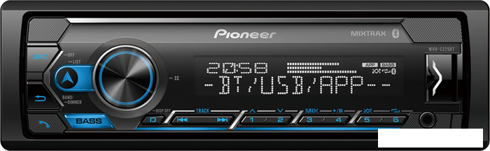 USB-магнитола Pioneer MVH-S325BT - фото