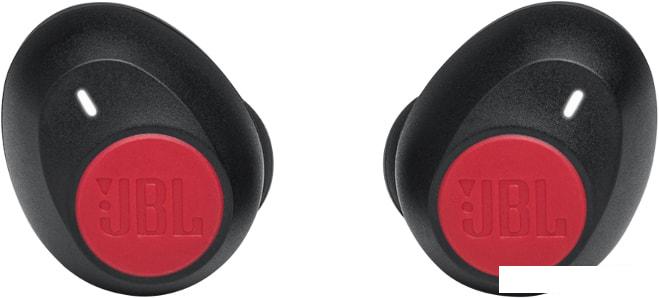 Наушники JBL Tune 115TWS (черный/красный) - фото