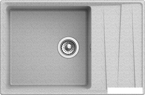 Кухонная мойка GranFest GF-LV-760L (серый) - фото