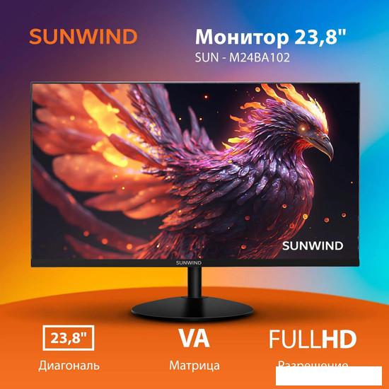 Монитор SunWind SUN-M24BA102 - фото