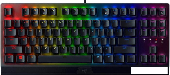 Клавиатура Razer BlackWidow V3 Tenkeyless Green Switch - фото