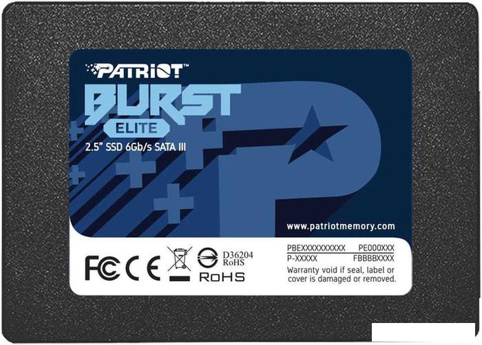 SSD Patriot Burst Elite 120GB PBE120GS25SSDR - фото