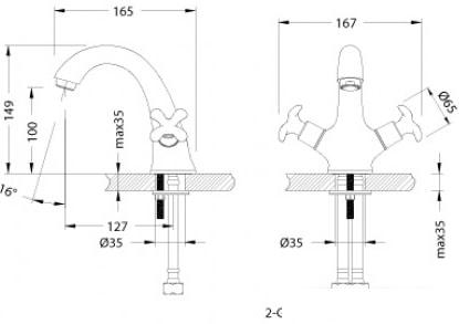 Смеситель Lemark Flora LM0106C - фото