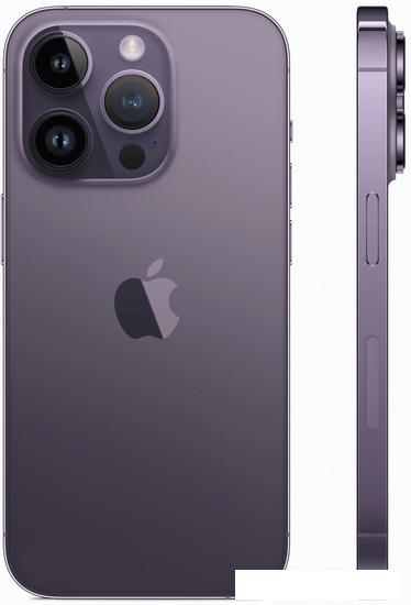 Смартфон Apple iPhone 14 Pro 512GB (темно-фиолетовый) - фото