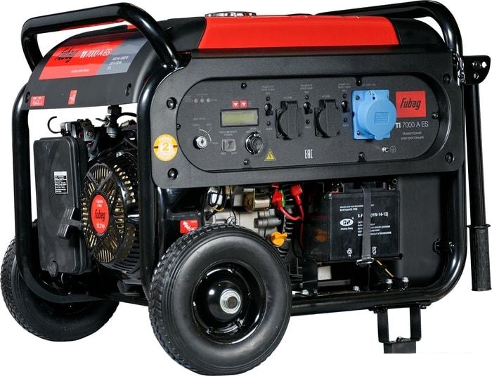 Бензиновый генератор Fubag TI 7000 A ES - фото