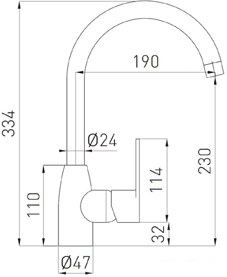 Смеситель Ferro Algeo BAG4 - фото