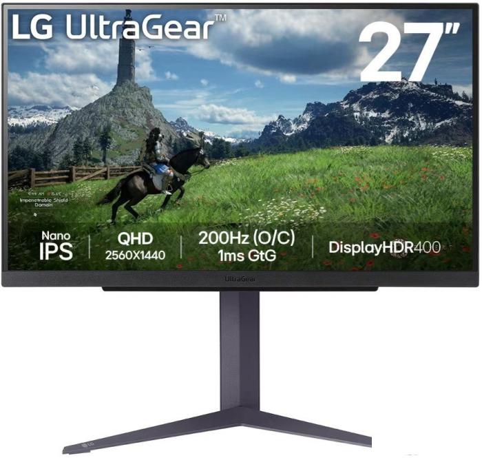 Игровой монитор LG UltraGear 27GS85Q-B - фото