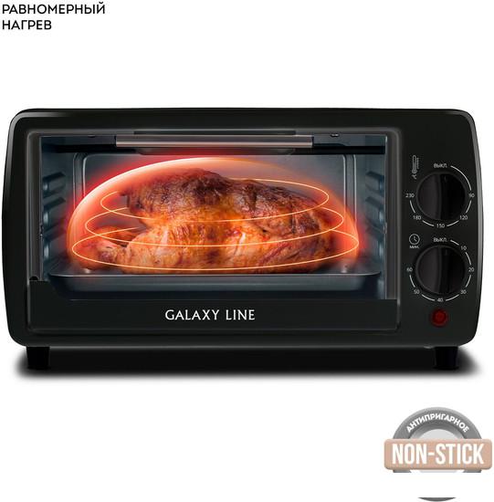 Мини-печь Galaxy Line GL2625 (черный) - фото