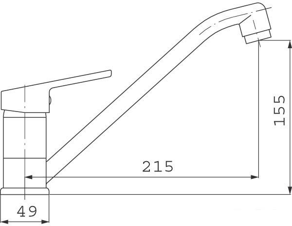 Смеситель Ferro Smile BSM4 - фото