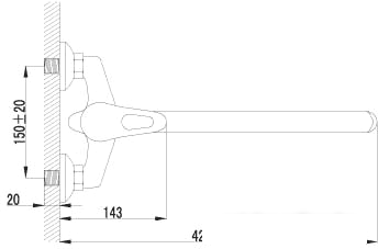 Смеситель Lemark LUNA LM4151C - фото