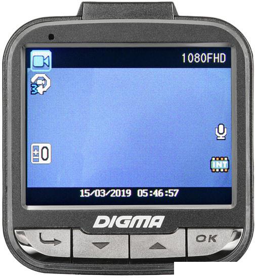 Автомобильный видеорегистратор Digma FreeDrive 206 NIGHT FHD - фото