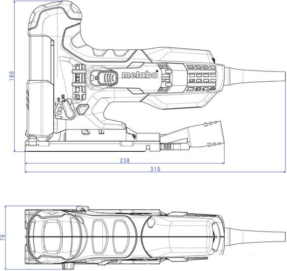 Электролобзик Metabo STE 100 Quick - фото