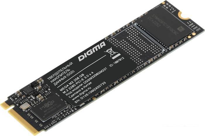 SSD Digma Mega M2 256GB DGSM3256GM23T - фото