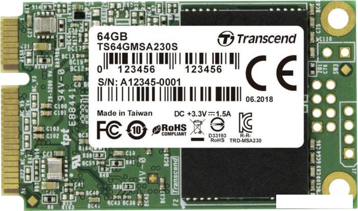 SSD Transcend 230S 64GB TS64GMSA230S - фото