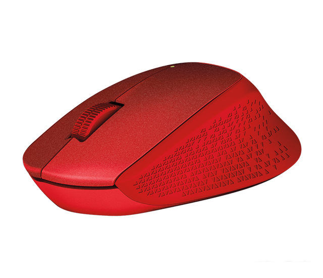 Мышь Logitech M330 Silent Plus (красный) [910-004911] - фото