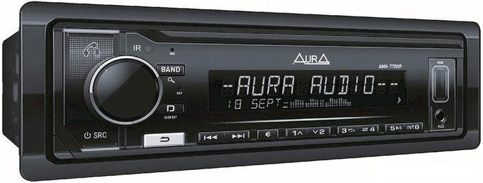 USB-магнитола Aura AMH-77DSP Black Edition - фото