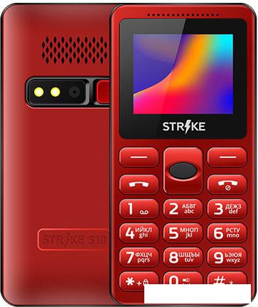 Мобильный телефон Strike S10 (красный) - фото