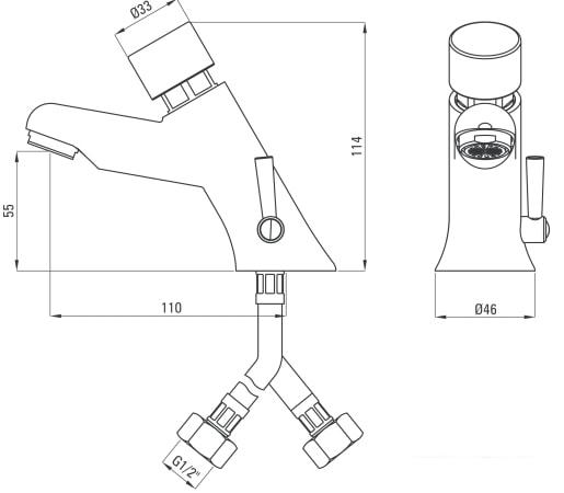 Смеситель Deante Press BBH 028R - фото