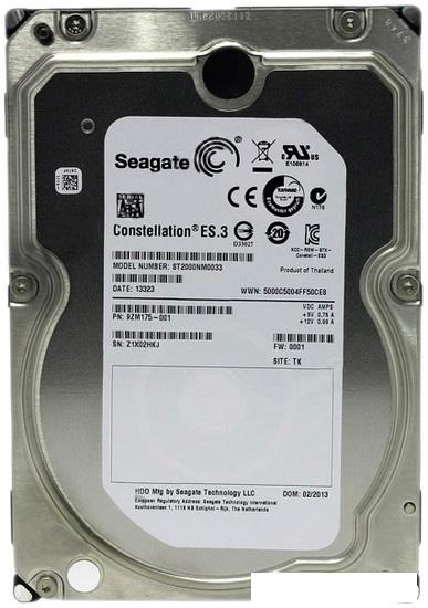 Жесткий диск Seagate Constellation ES.3 2TB (ST2000NM0033) - фото