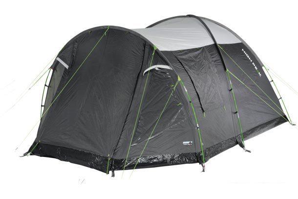 Кемпинговая палатка High Peak Santiago 5 (светло-серый/темно-серый/зеленый) - фото