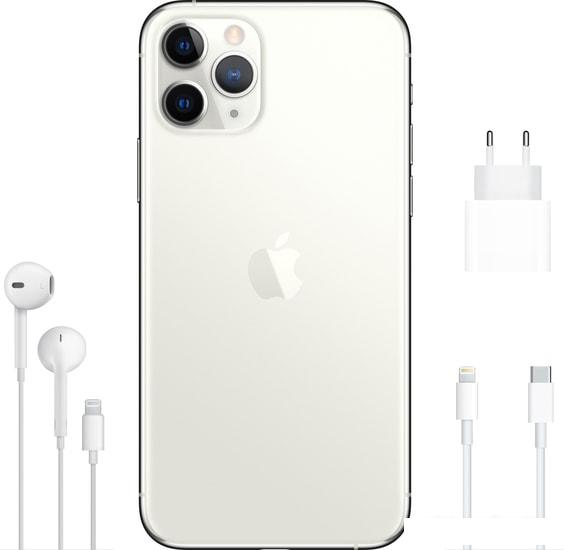 Смартфон Apple iPhone 11 Pro 512GB (серебристый) - фото