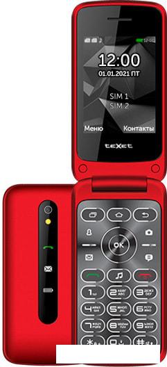 Мобильный телефон TeXet TM-408 (красный) - фото