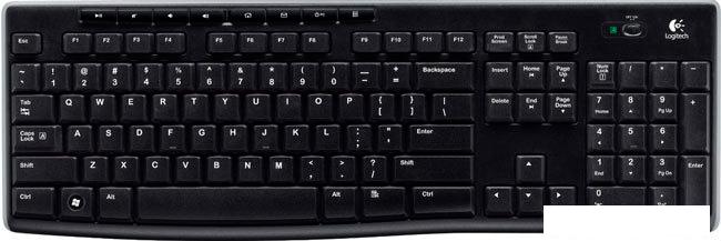 Клавиатура Logitech Wireless Keyboard K270 - фото