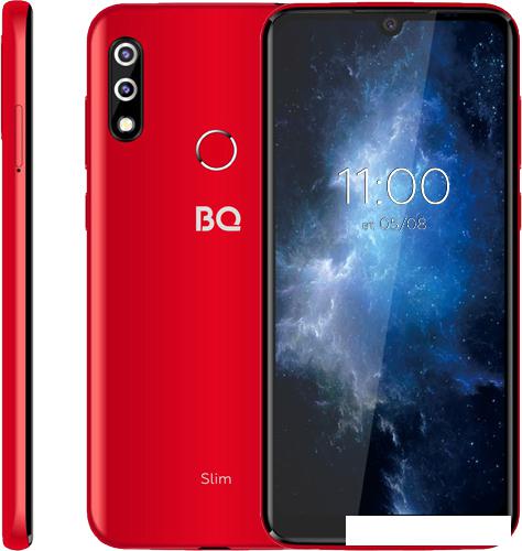 Смартфон BQ-Mobile BQ-6061L Slim (красный) - фото