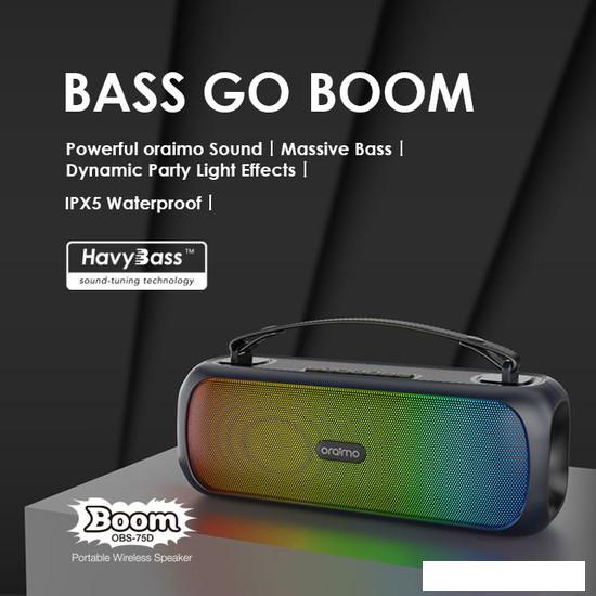 Беспроводная колонка Oraimo Bass Go Boom OBS-75D - фото