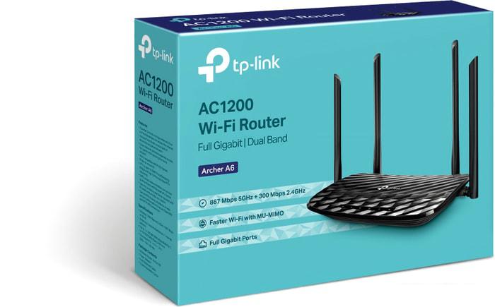 Беспроводной маршрутизатор TP-Link Archer A6 - фото