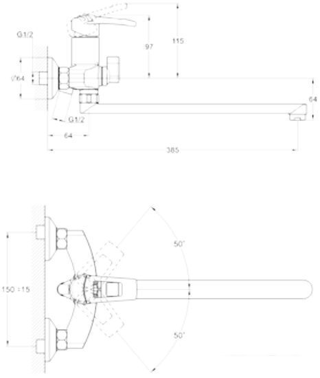 Смеситель G.Lauf LWF7-A113 - фото