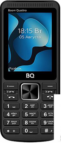 Кнопочный телефон BQ-Mobile BQ-2455 Boom Quattro (черный) - фото