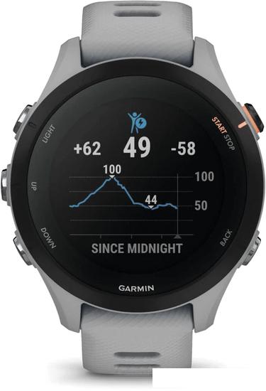 Умные часы Garmin Forerunner 255S 41 мм (светло-серый/черный) - фото