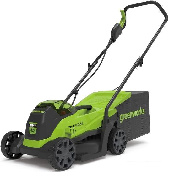 Газонокосилка Greenworks GD24LM33 2516107 - фото