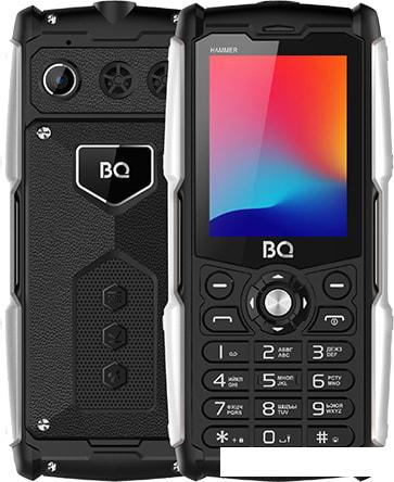 Мобильный телефон BQ-Mobile BQ-2449 Hammer (черный) - фото