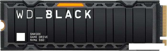 SSD WD Black SN850X NVMe Heatsink 1TB WDS100T2XHE - фото