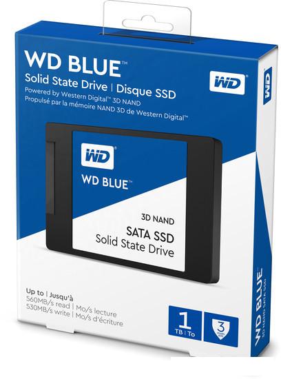 SSD WD Blue 3D NAND 1TB WDS100T2B0A - фото