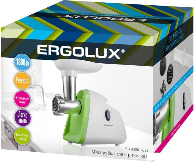 Мясорубка Ergolux ELX-MG01-C34 - фото