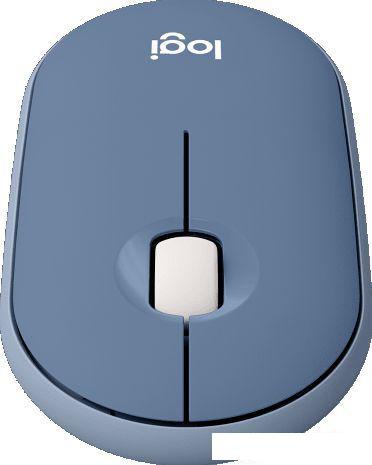 Мышь Logitech M350 Pebble (темно-синий) - фото