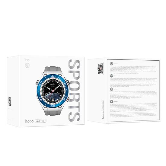 Умные часы Hoco Y16 (серебристый) - фото