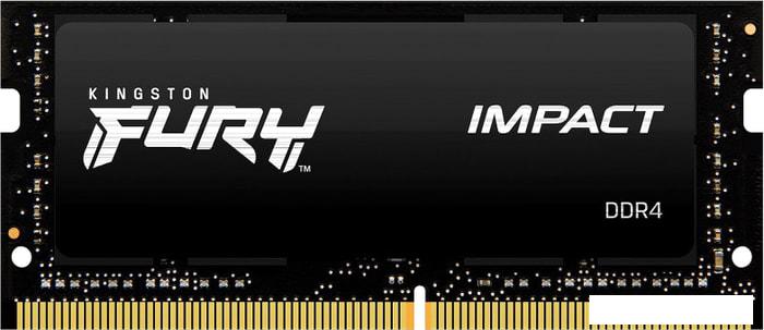 Оперативная память Kingston FURY Impact 32GB DDR4 SODIMM PC4-25600 KF432S20IB/32 - фото