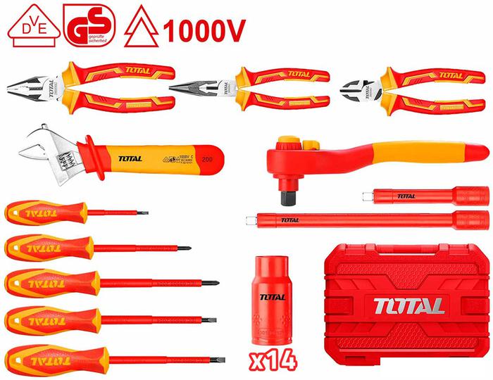 Универсальный набор инструментов Total THKITH2601 (26 предметов) - фото