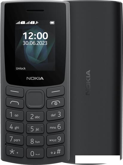 Кнопочный телефон Nokia 105 (2023) Dual SIM TA-1557 (черный) - фото