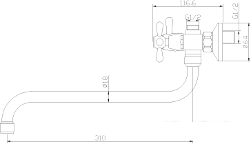 Смеситель Rossinka Silvermix Y02-82 - фото