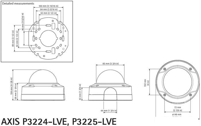 IP-камера Axis P3225-LVE MKII - фото