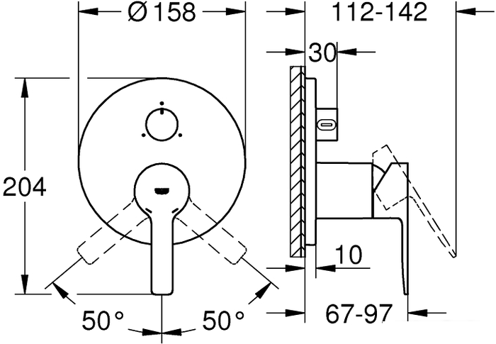 Смеситель Grohe Essence 24095001 - фото