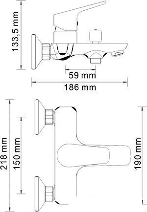 Смеситель Wasserkraft Lippe 4501 - фото