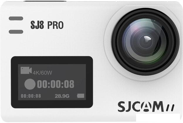 Экшен-камера SJCAM SJ8 Pro Full Set box (белый) - фото