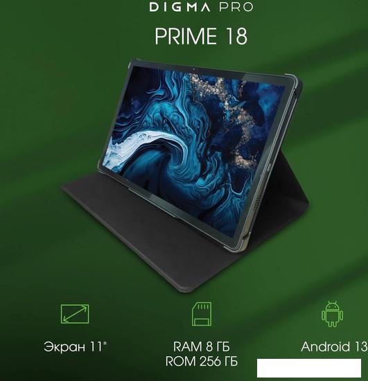 Планшет Digma Pro PRIME 18 8GB/256GB (графит) - фото